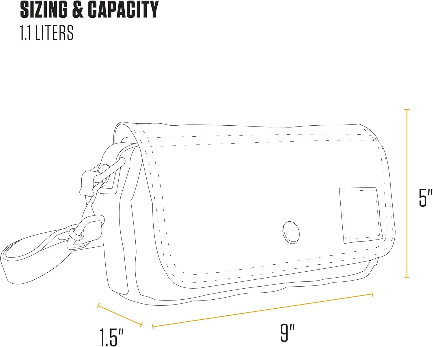 Carhartt Women's Horizontal Bag, Carries as a Crossbody Or Waist Pack with Removable Strap