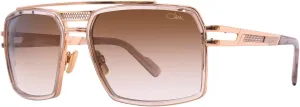 Cazal 6033/3 003 Sunglasses Men's Brown Transparent Gold/Brown Gradient 60mm