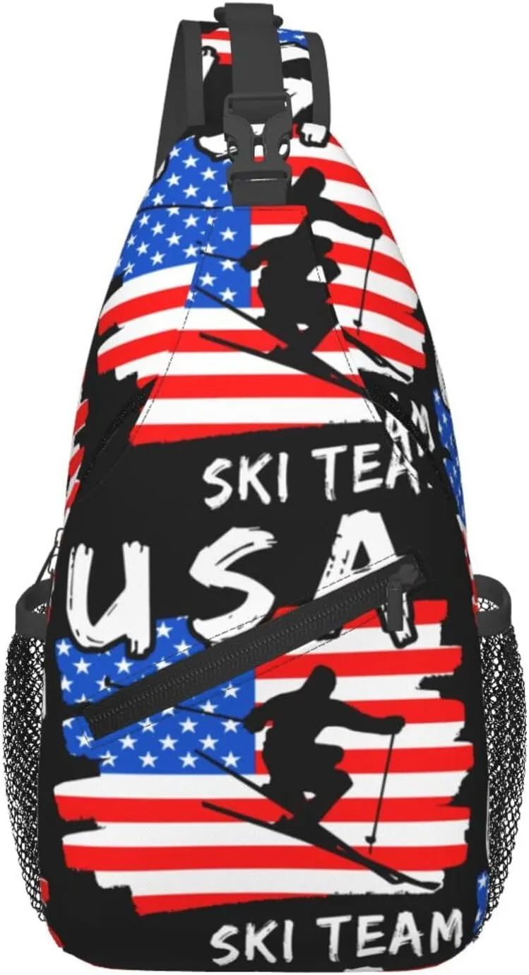 Chest Sling Bag Crossbody Shoulder Backpack Bag Gym Cycling Travel Hiking Daypack Cross Bag