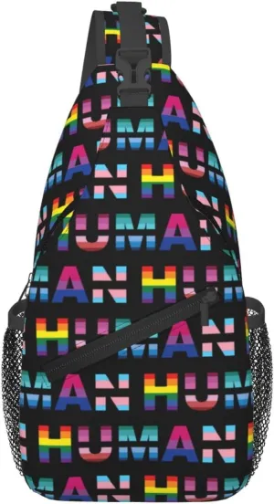 Chest Sling Bag Crossbody Shoulder Backpack Bag Gym Cycling Travel Hiking Daypack Cross Bag