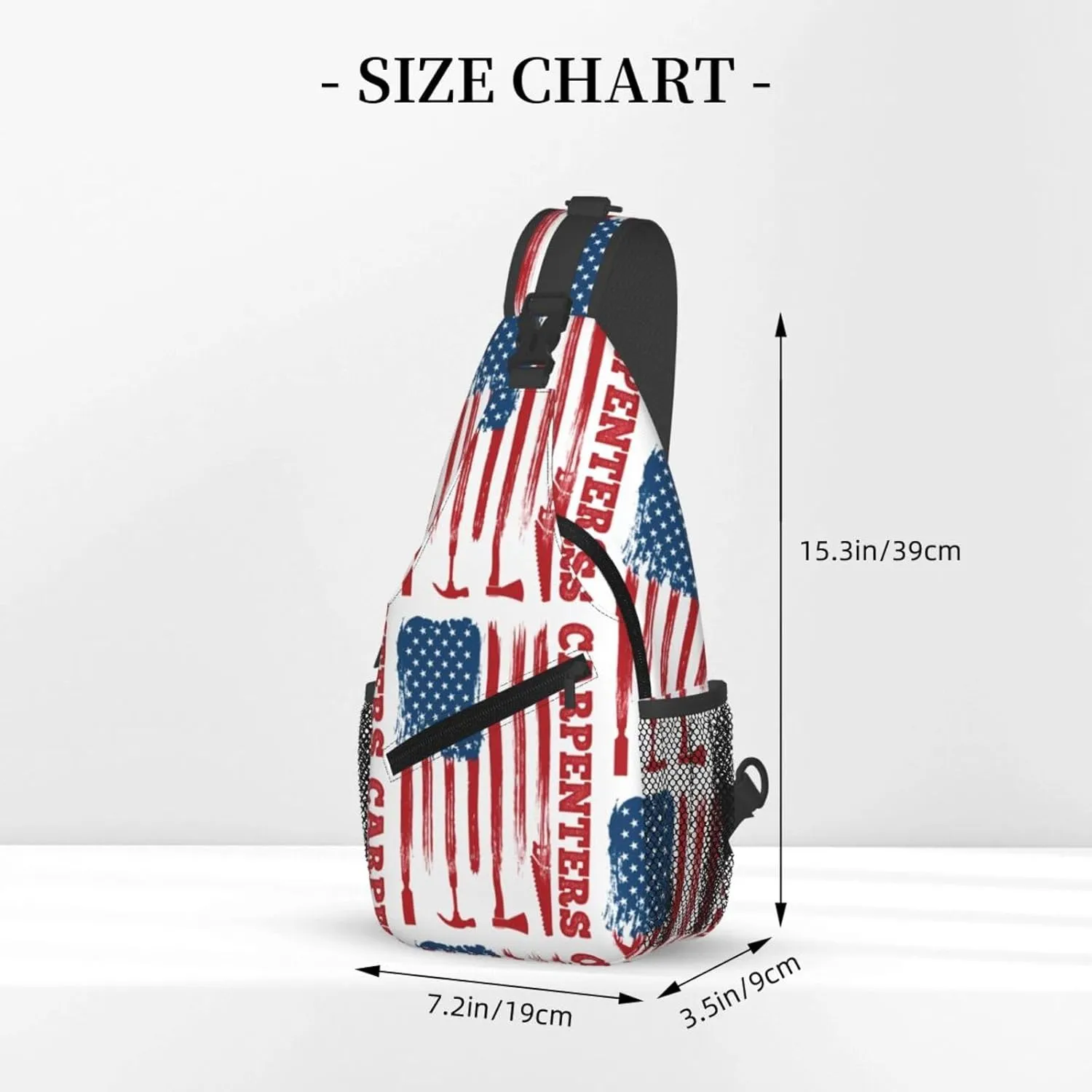 Chest Sling Bag Crossbody Shoulder Backpack Bag Gym Cycling Travel Hiking Daypack Cross Bag