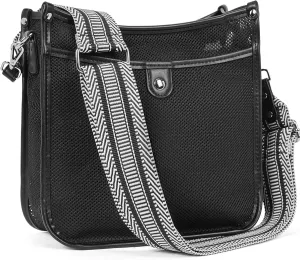 CLUCI Crossbody Bags For Women Trendy, Mesh Purses For Women Shoulder Bag