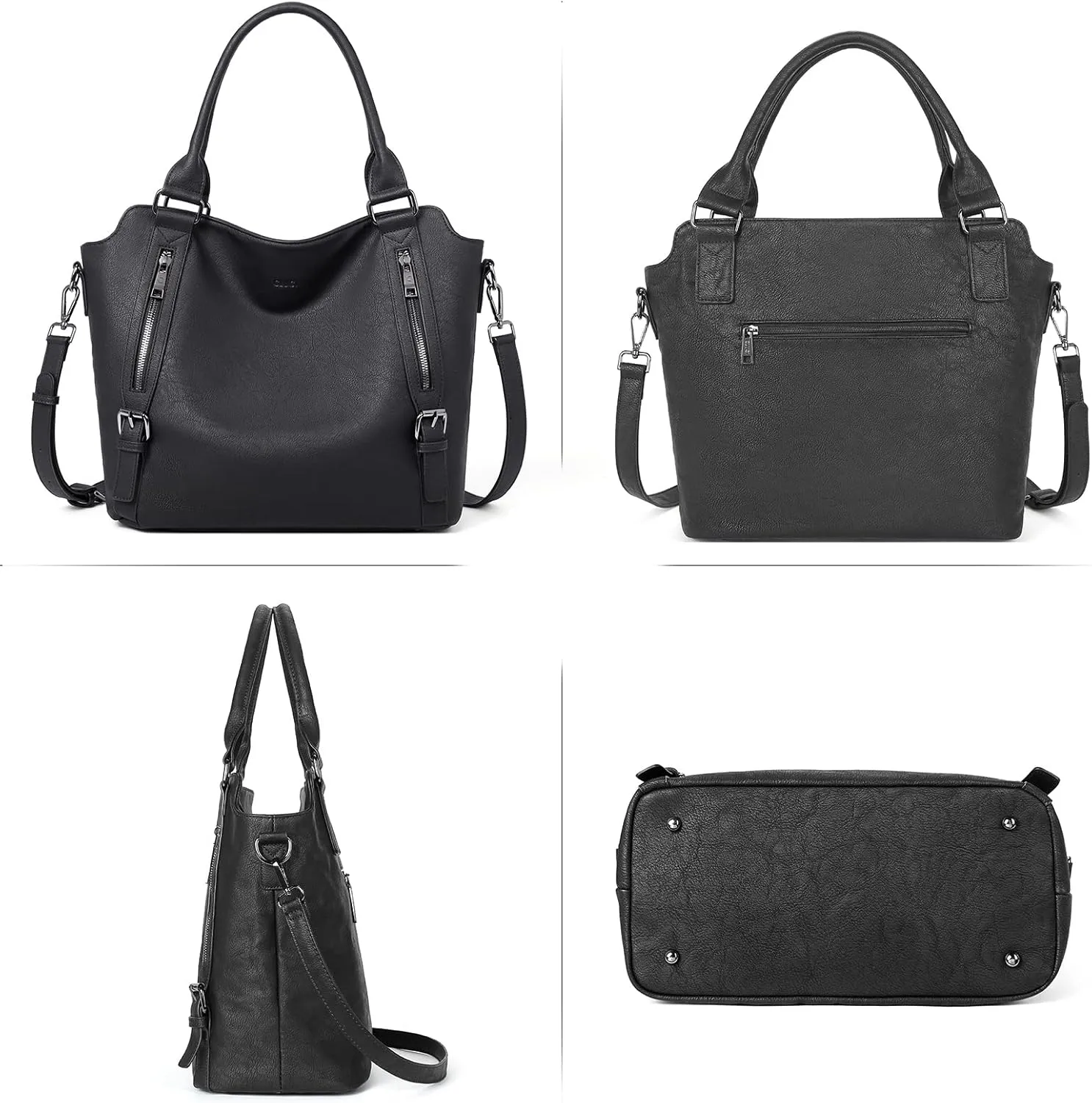 CLUCI Purses for Women Vegan Leather Handbags Tote Purse Shoulder Bag Large Ladies Hobo Bags