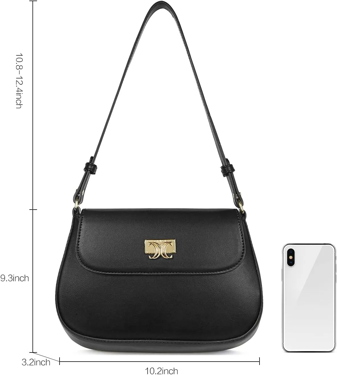 CLUCI Purses for women,Small Shoulder Bag Cute Clutch Designer tote Handbags leather crossbody bag Hobo purse