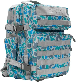 Combat Iron 25L Military Tactical Backpack for Men & Women, Molle Daypack Bug Out Bag, Hiking, Camping, Travel Rucksack with Bottle Holder, Coastal Duck Camo