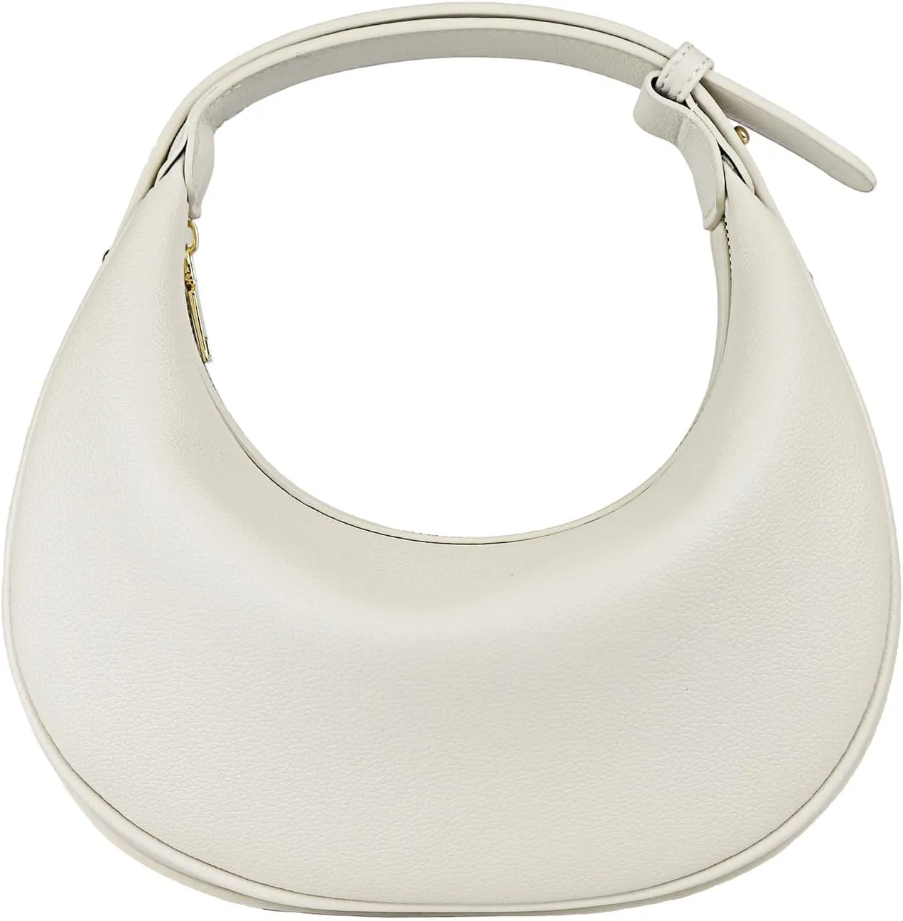 Comeon Crescent Shoulder Bag for Women, PU Leather Hobo CrossBody Bag, Adjustable Clutch Tote Purse and Handbag with Zipper
