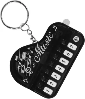 Compact Piano Keyboard Keychain Pendant Creative Electronic Piano Bag Decor Versatile Music Instrument