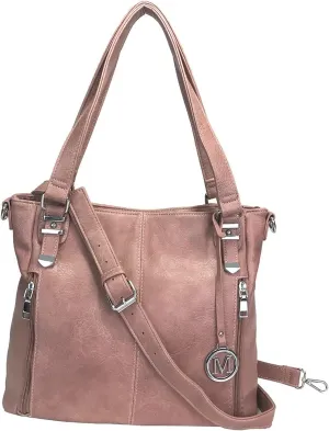 Concealed Carry Hobo Bag with Hidden Lock Multi Pockets CCW Tote Bag