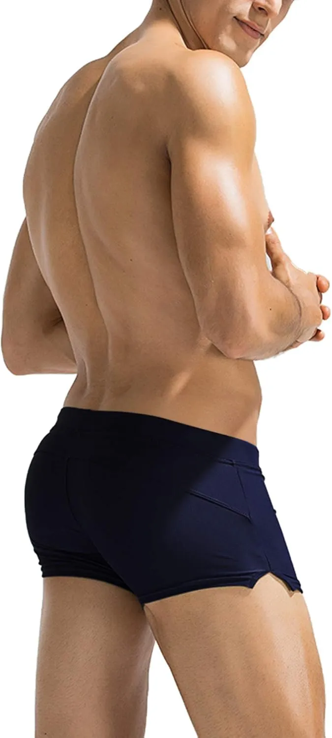 COOFANDY Mens Swim Trunks Swimwear Bathing Suit Swim Brief Square Leg Board Short S-3XL