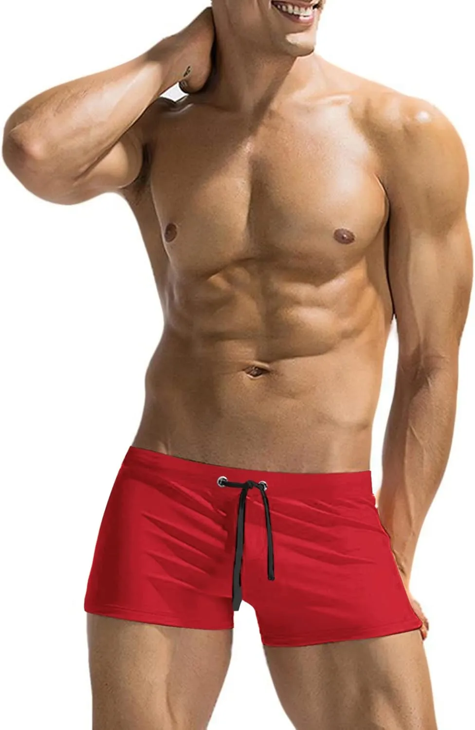 COOFANDY Men's Swimsuit Camo Quick Dry Mens Swimming Shorts Trunks with Pockets