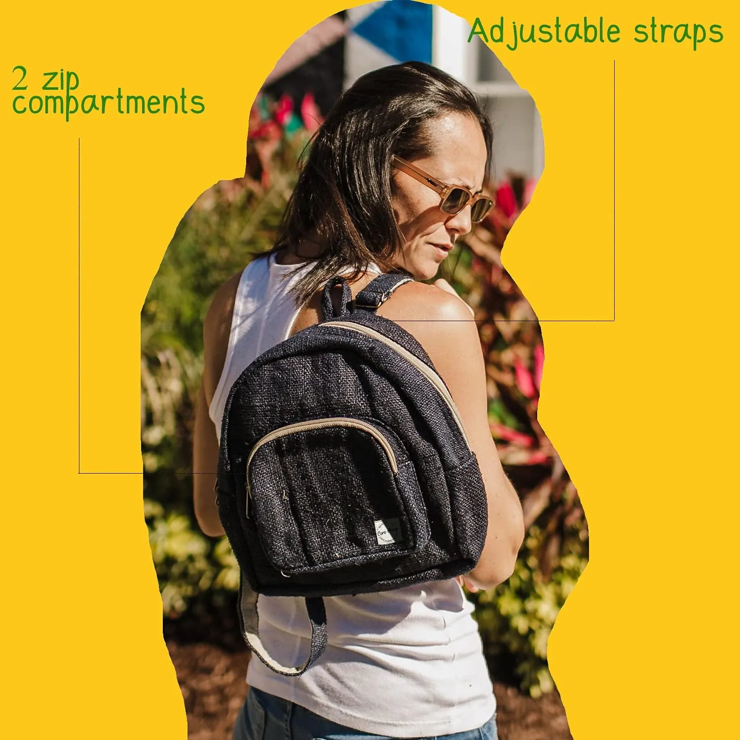 Core Hemp Mini Backpack (Himal-Blue)