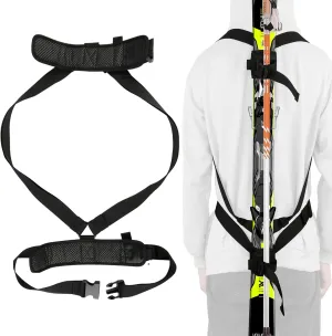 Cosmos Ski and Poles Carrier Strap Ski and Poles Backpack Sling Strap Ski Shoulder Strap Harness, Free the Hands and Holding Ski and Poles for Snow Ski Skiing