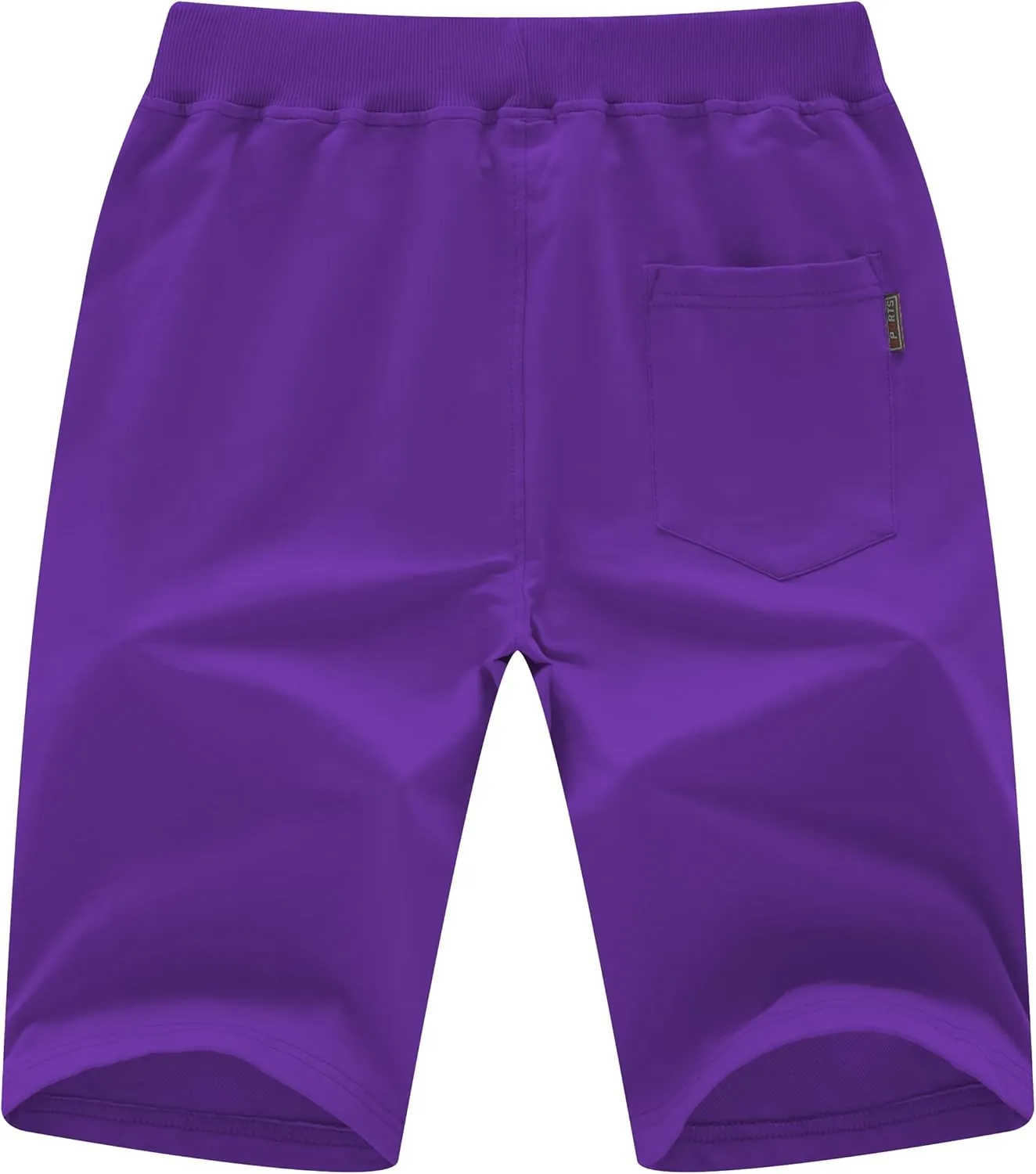 CREATMO US Men's Shorts Zipper Pocket Elastic Waist Stretch Summer Casual Beach