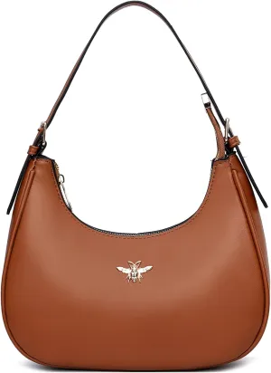 CROJUYI Small Crescent Shoulder Bags Purses for Women Retro Classic Clutch Hobo Tote Purse and Handbag Cute Crossbody Bags