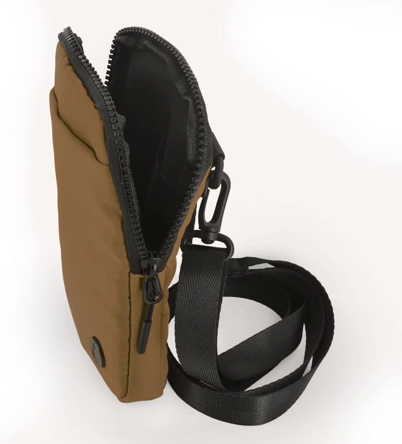 Crossbody Bag for Men & Women, Crossbody Belt Bag for Sports, Travel, Walking, Running, Hiking (Gold)