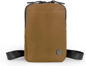 Crossbody Bag for Men & Women, Crossbody Belt Bag for Sports, Travel, Walking, Running, Hiking (Gold)
