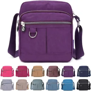 Crossbody Bag Purse For Women Nylon Waterproof Shoulder Handbags Casual Travel Messenger Bag Lightweight Pocketbooks