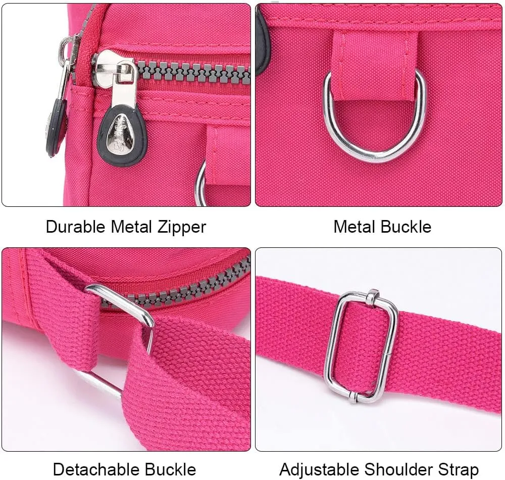 Crossbody Bag Purse For Women Nylon Waterproof Shoulder Handbags Casual Travel Messenger Bag Lightweight Pocketbooks