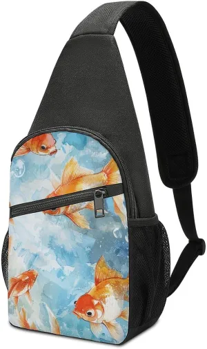 Crossbody Bags for Women Sling Backpack Swim in Water Chest Bag Daypack Fanny Pack Cross Body Bag
