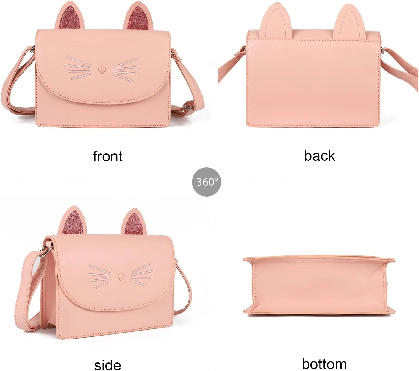 Cute Purses for Teen Girls Small Crossbody Purse and Handbags Cat Gifts for Kids