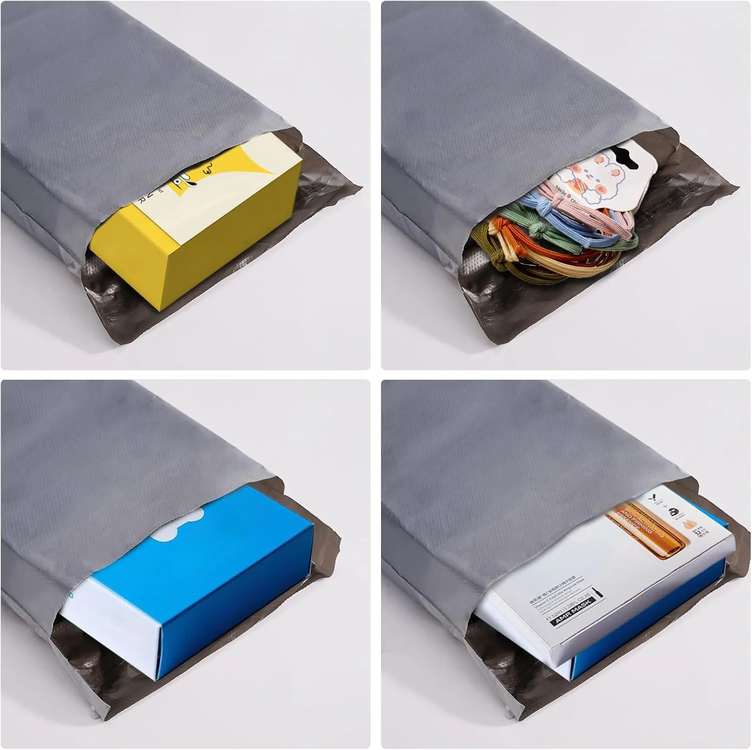Dasen 500pc Poly Mailers 6x9 Inches,Shipping Envelopes Self Seal Mailers Bags Waterproof and Tear-Proof Packaging Bags, Shipping Bags for Clothing