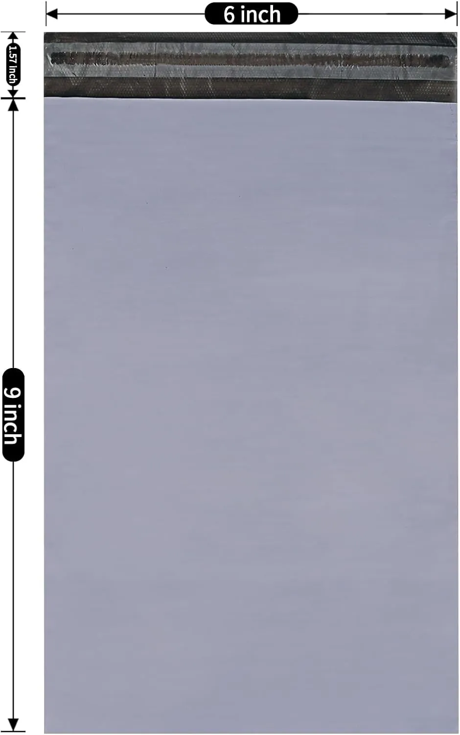 Dasen 500pc Poly Mailers 6x9 Inches,Shipping Envelopes Self Seal Mailers Bags Waterproof and Tear-Proof Packaging Bags, Shipping Bags for Clothing