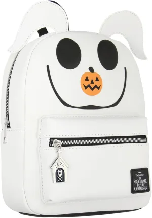 Disney Nightmare Before Christmas Zero The Dog PU Leather Cute Mini Backpack Purse Tote Bag Small Mini Travel Backpack