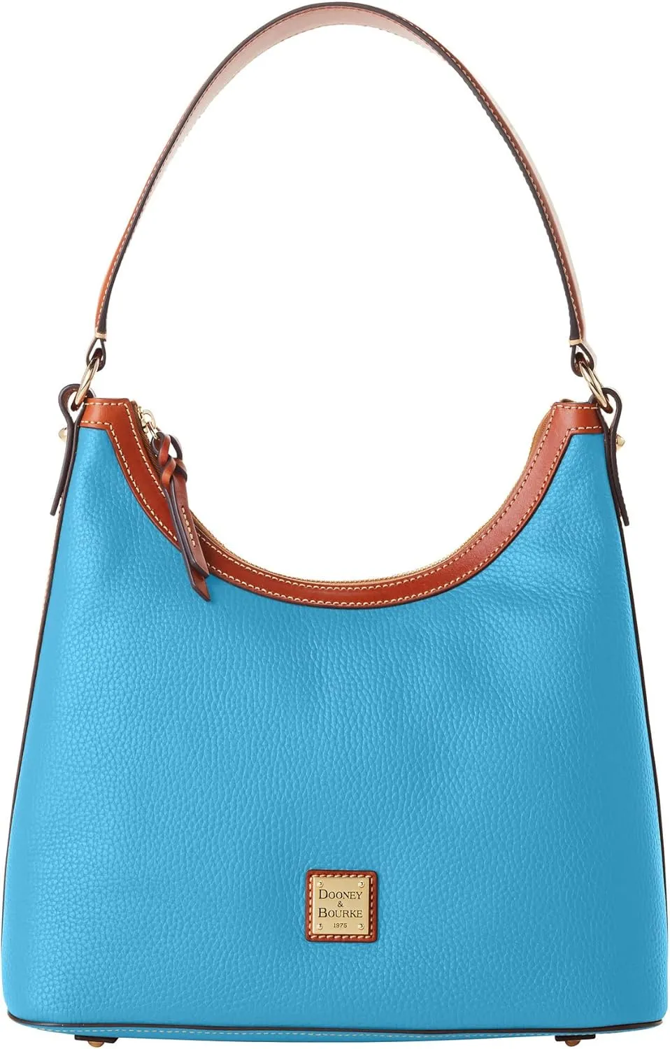 Dooney & Bourke Handbag, Pebble Grain Hobo Shoulder Bag - Sky Blue