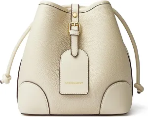 DORIS&JACKY Small Leather Bucket Hobo Purse for Women Designer Drawstring Crossbody Bag and Handbags
