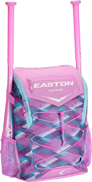 Easton | MOXIE Backpack Equipment Bag | Baseball / Softball | T-Ball / Rec / Travel | Multiple Styles