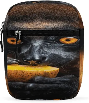 Eat Yellow Fruits Small Satchel Mini Crossbody Sling Bag Shoulder Bag for Men Women Workout Travelling