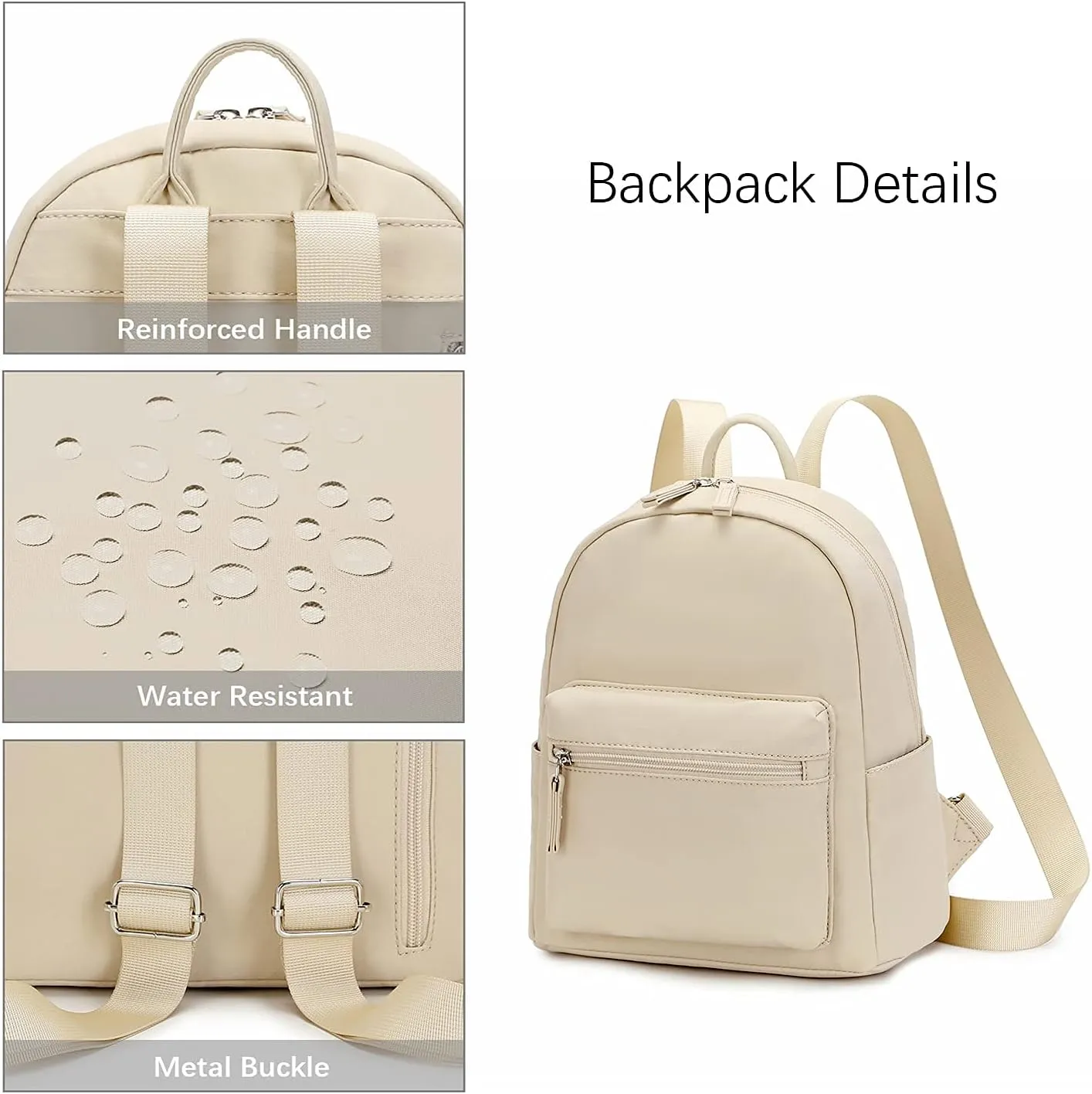 ecodudo Mini Backpack Purse for Women Teen Girls Small Fashion Bag