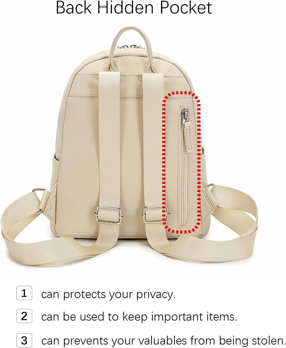ecodudo Mini Backpack Purse for Women Teen Girls Small Fashion Bag