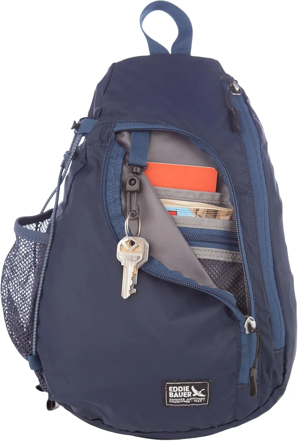 Eddie Bauer Sling Bag | Travel | Everyday Carry | Lightweight | Durable | Ripstop Nylon | 8L, Brook, One Size