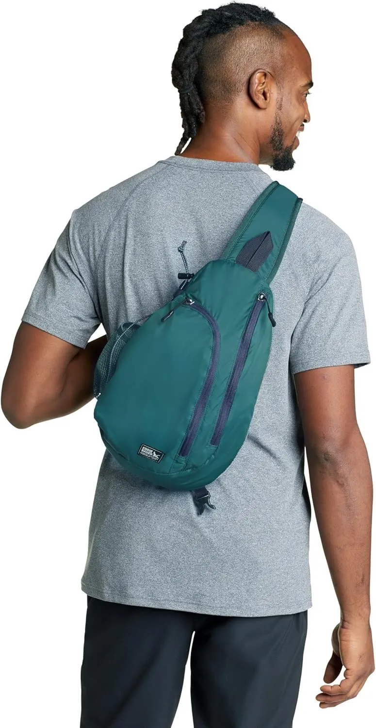 Eddie Bauer Sling Bag | Travel | Everyday Carry | Lightweight | Durable | Ripstop Nylon | 8L, Brook, One Size