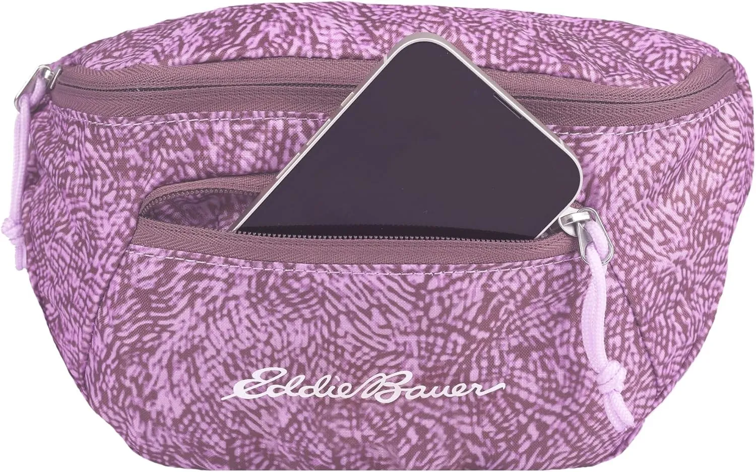 Eddie Bauer Stowaway Packable Waistpack-Made from Ripstop Polyester with 2 Secure Zip Pockets