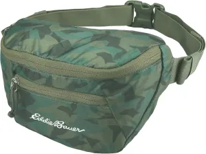 Eddie Bauer Stowaway Packable Waistpack-Made from Ripstop Polyester with 2 Secure Zip Pockets