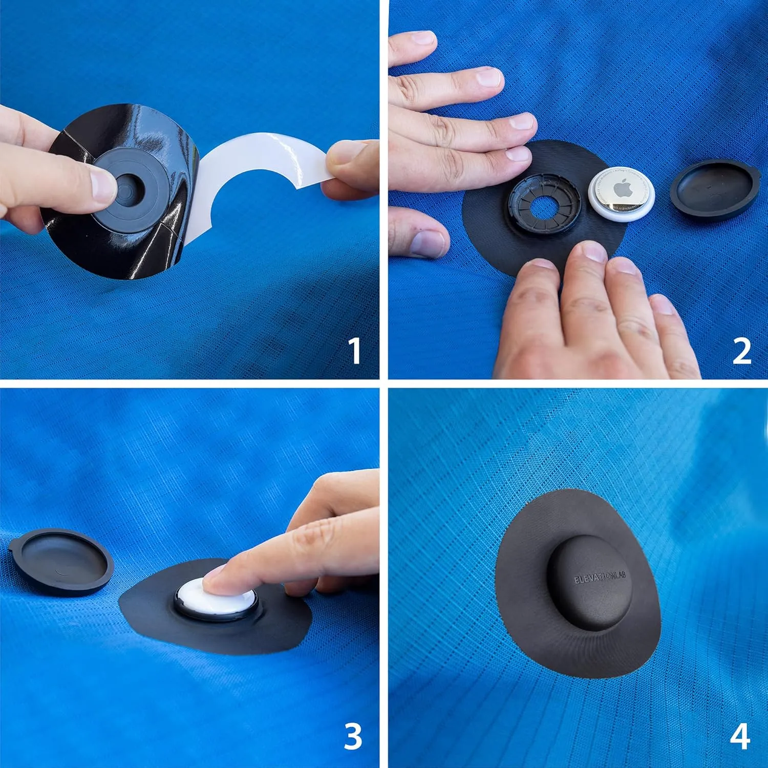Elevation Lab AirTag Fabric Mount - TagVault™ - The First AirTag Fabric Mount | Secure & Discreet | for Luggage, Purses, Backpacks, & Jackets