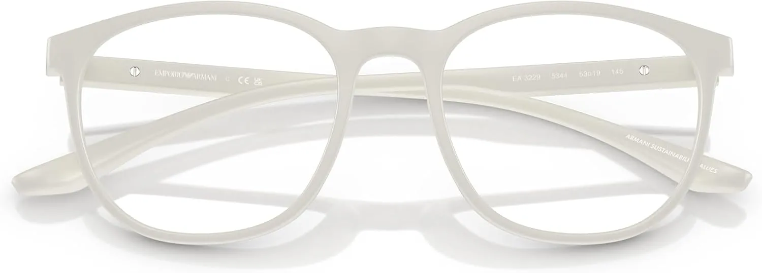 Emporio Armani Men's Ea3229 Round Prescription Eyewear Frames