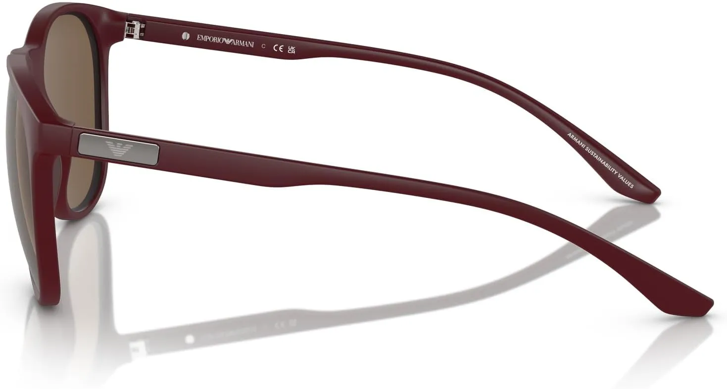 Emporio Armani Men's Ea4210 Round Sunglasses