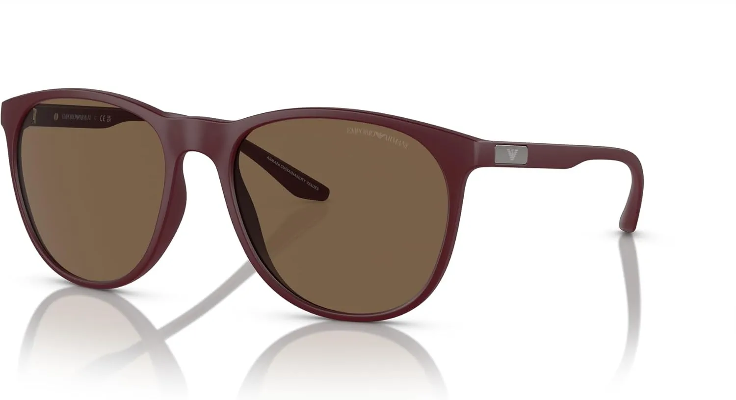 Emporio Armani Men's Ea4210 Round Sunglasses