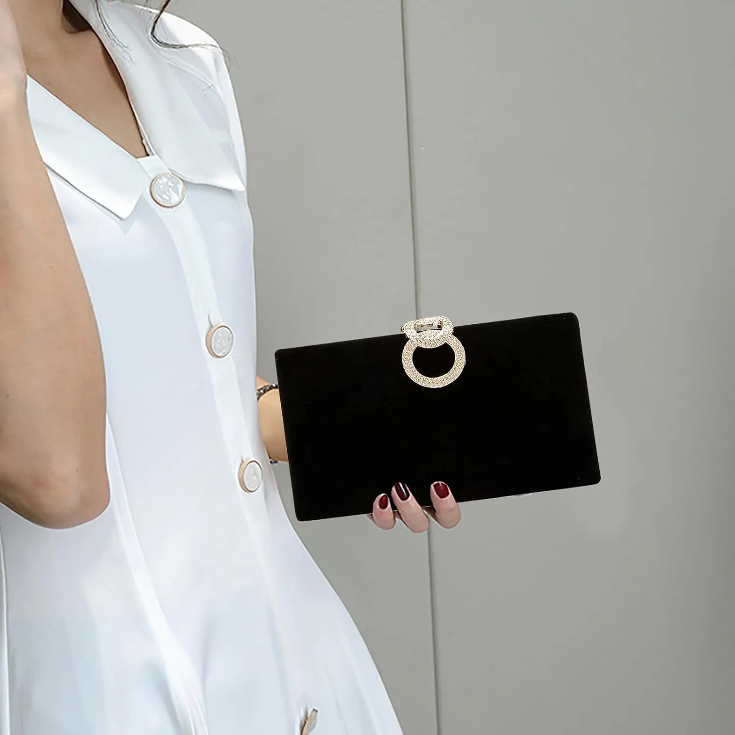 Evening Clutch Purses - Women's Evening Bag Party Purses Handbag for Cocktail/Prom/Party/Wedding/Formal