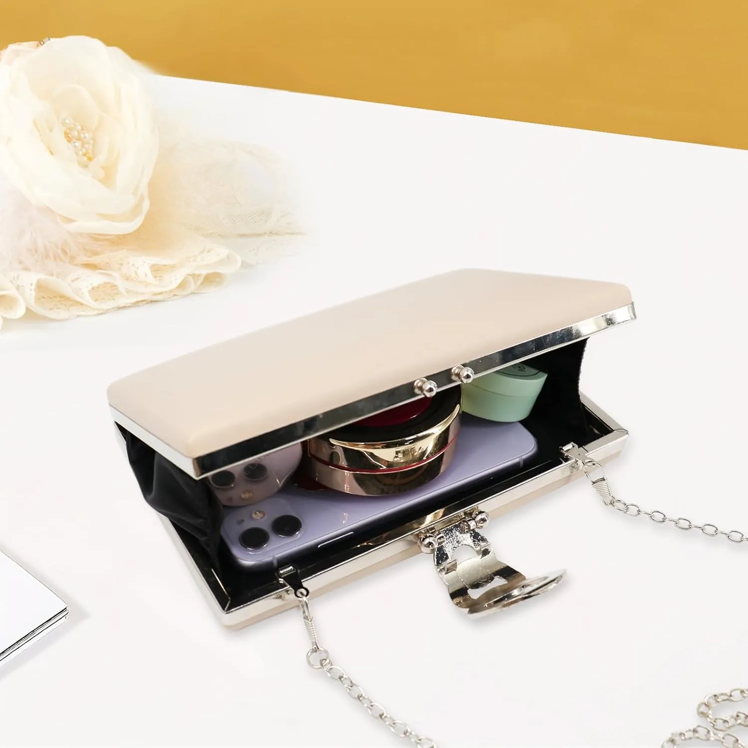 Evening Clutch Purses - Women's Evening Bag Party Purses Handbag for Cocktail/Prom/Party/Wedding/Formal
