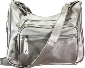 Fashion Locking Concealed Carry Big Hobo Bag CCW Cross Body Bag with Credit Card Slots
