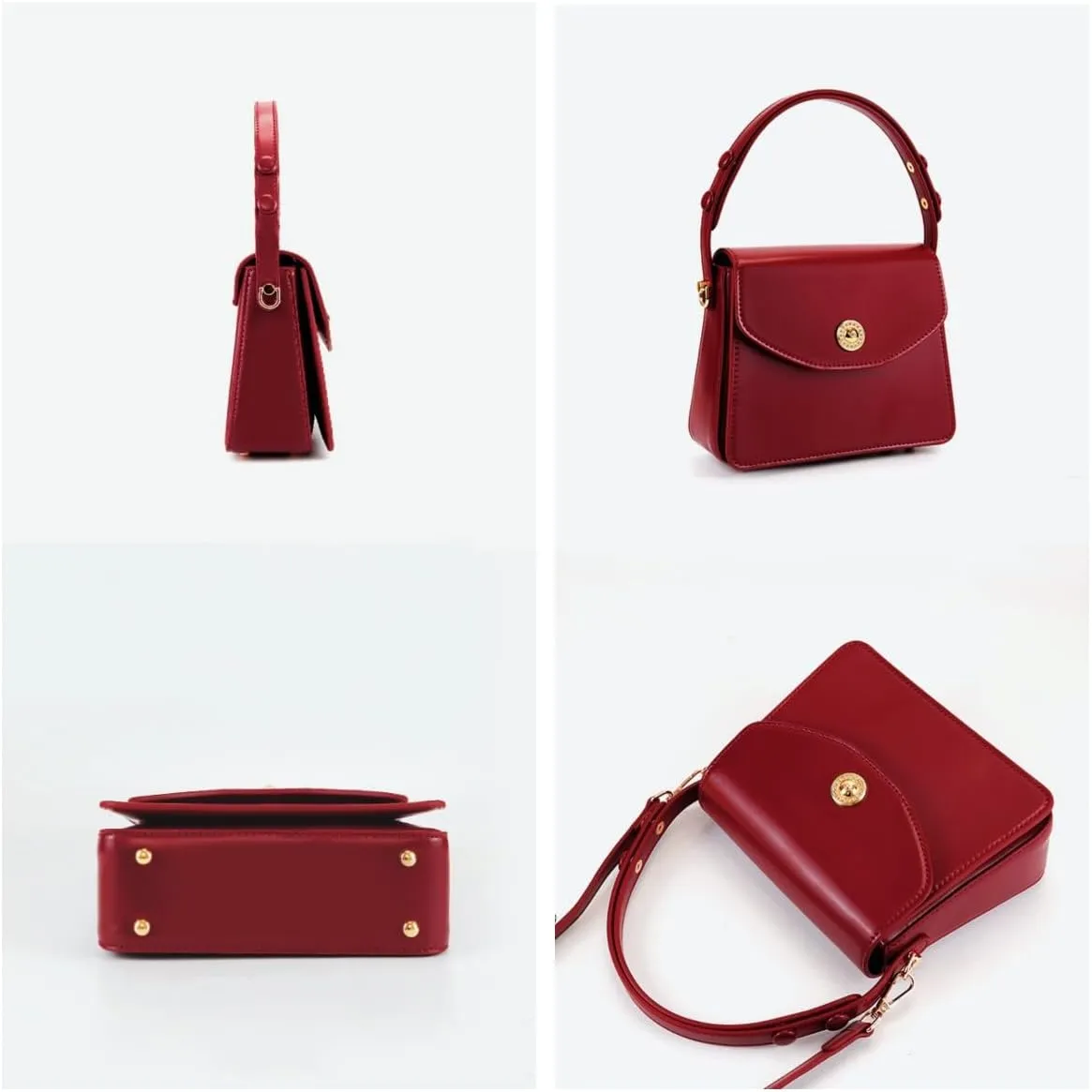 Fashion Women's Shoulder Bag Vegan Leather handbags for women Top-Handle Crossbody Small Cute Clutch Hobo Purse