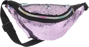 Fashionable Mermaid Sequin Women's Waist Bag Waterproof Crossbody Pouch Stylish Sling Purse Mermaid Print Bag Compact for Travel and Daily Use