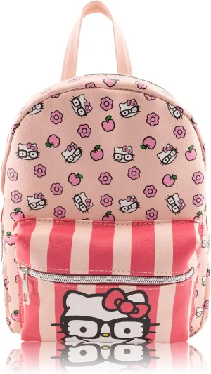 Fast Forward Sanrio Hello Kitty Backpack for Women, Men, Unisex | Cute PU Leather 10" Hello Kitty Mini Backpack Purse Shoulder Purse | Hello Kitty Bag and Hello Kitty Accessories