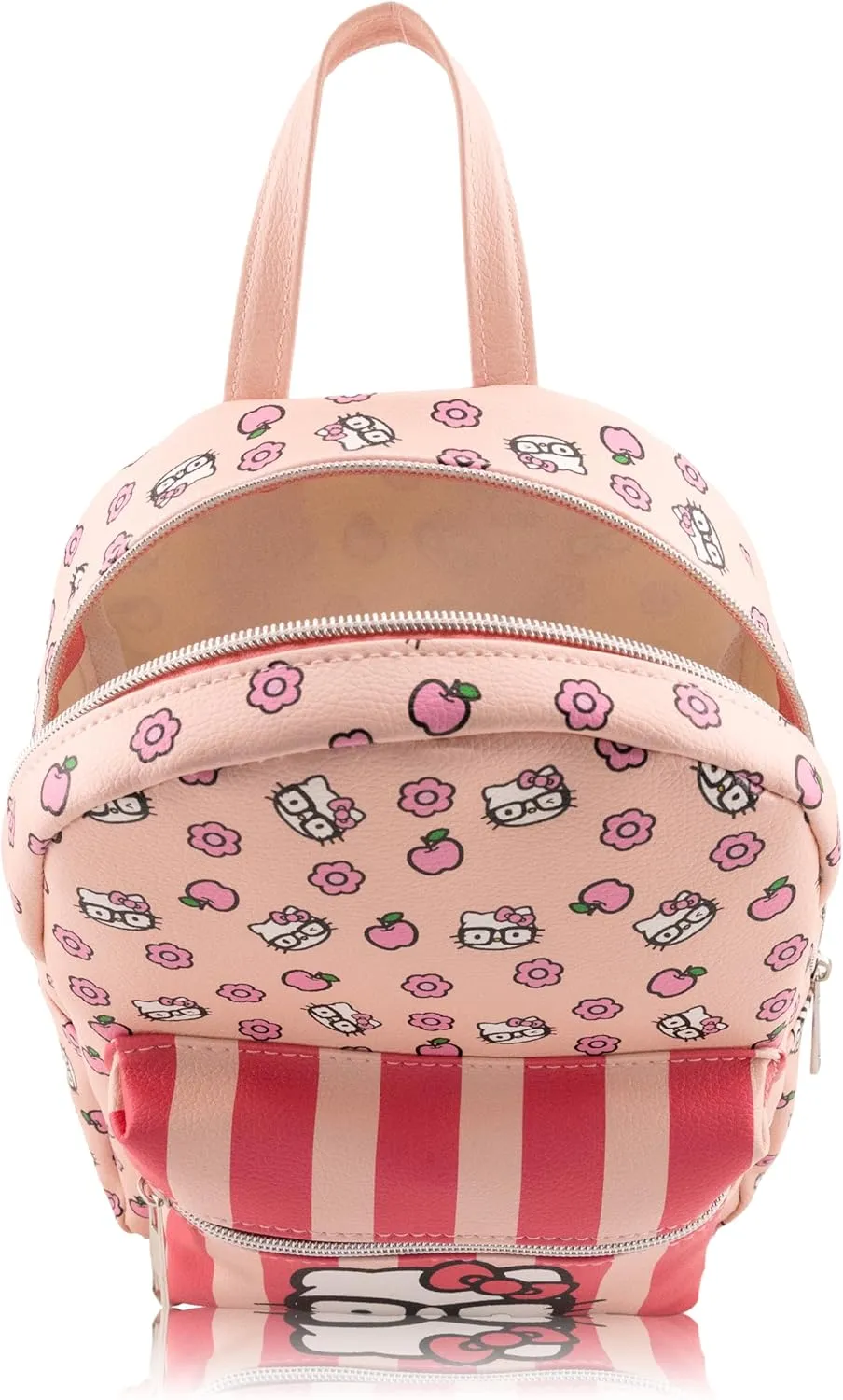 Fast Forward Sanrio Hello Kitty Backpack for Women, Men, Unisex | Cute PU Leather 10" Hello Kitty Mini Backpack Purse Shoulder Purse | Hello Kitty Bag and Hello Kitty Accessories