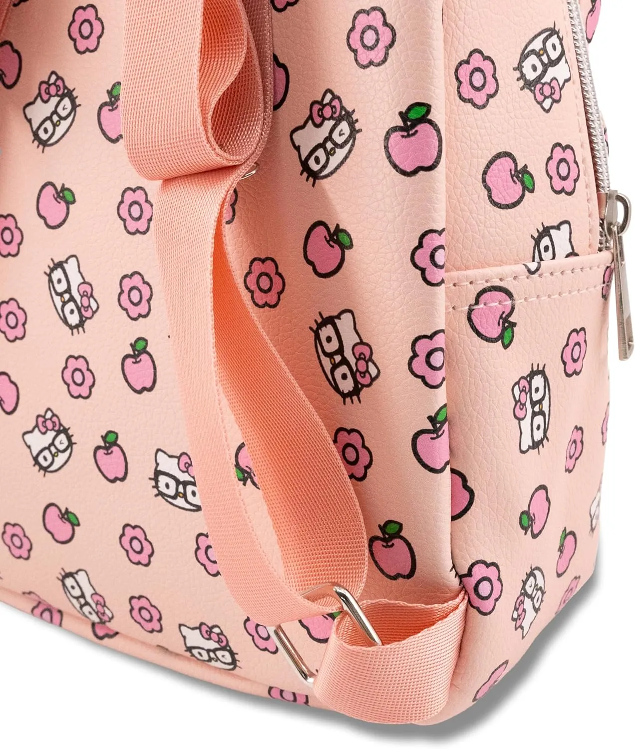 Fast Forward Sanrio Hello Kitty Backpack for Women, Men, Unisex | Cute PU Leather 10" Hello Kitty Mini Backpack Purse Shoulder Purse | Hello Kitty Bag and Hello Kitty Accessories