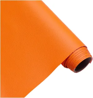 Faux Leather Fabric Leatherette Premium Soft Feel Material Vinyl Cloth Upholstery DIY Sewings Sofa Handbag Car Seat Hair(Oranje,1.6X8m)